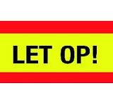 Let op!!