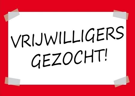 Vrijwilligers voor het CAM gezocht